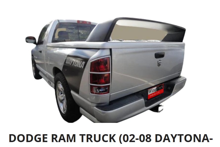 Daytona Style High Rise Spoiler 14-up Ram Trucks - Click Image to Close